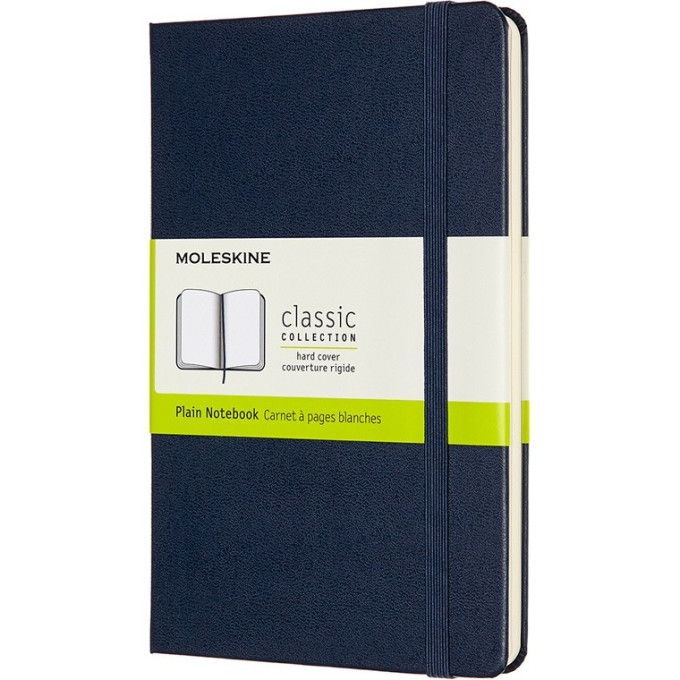 Блокнот MOLESKINE Classic Medium, нелинованный, сапфир QP052B20