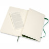 Блокнот MOLESKINE Classic Soft Pocket, нелинованный, зелёный QP613K15